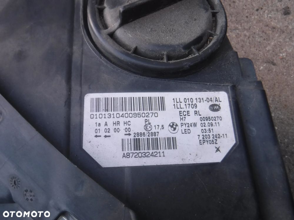 BMW F10 F11 lampa przod zwykla H7  lewa prawa 7203242 7203241 - 4