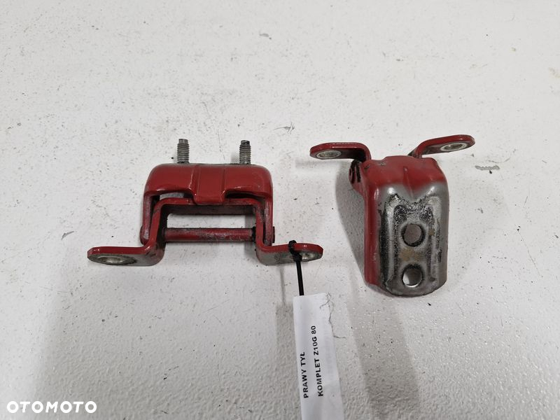 NISSAN QASHQAI 2 II J11 ZAWIASY DRZWI PRAWY TYŁ PRAWE TYLNE KOMPLET Z10 G - 4
