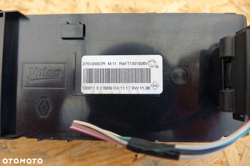 PANEL NAWIEWU KLIMATYZACJU RENAULT MEGANE III 2012 275100007R - 5