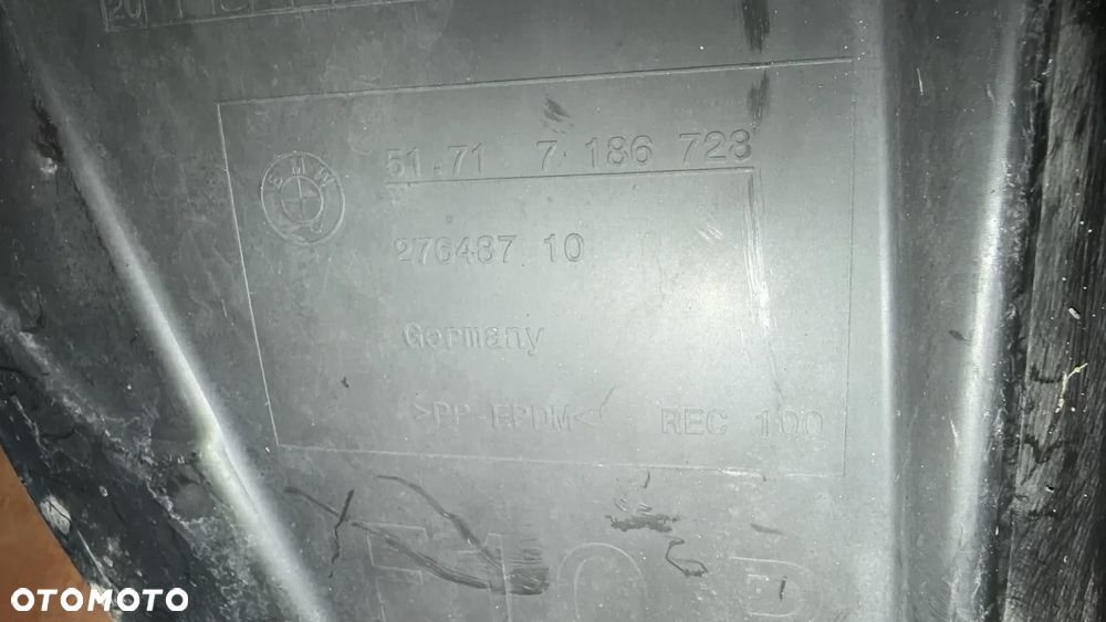 NADKOLE PRAWE PRZÓD Z WLOTEM BMW 5 F11 F10 7186728 - 4