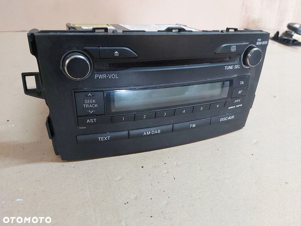 Toyota Auris I Lift Radio CD WMA - 3