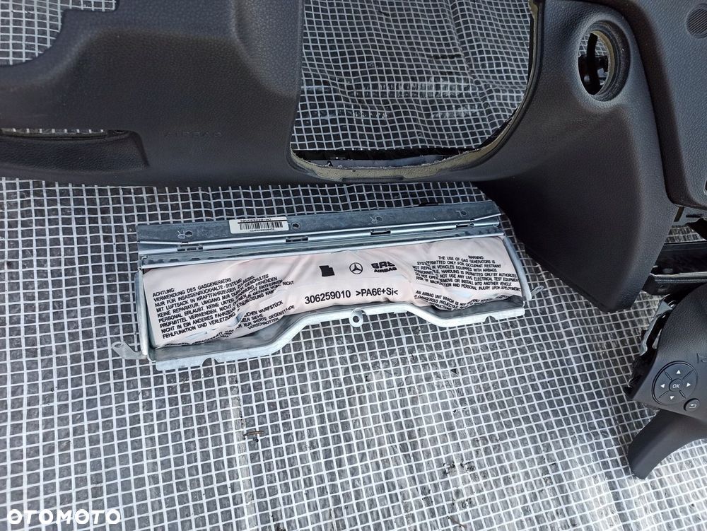 MERCEDES W204 C-KLASA 07-11 DESKA KONSOLA PODUSZKI AIRBAG KOMPLET EUROPA - 5