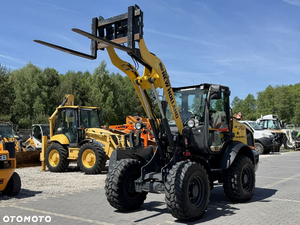 New Holland W70C Compact Widły + Łyżka Jak Nowa 1000 mth Klimatyzacja - 10