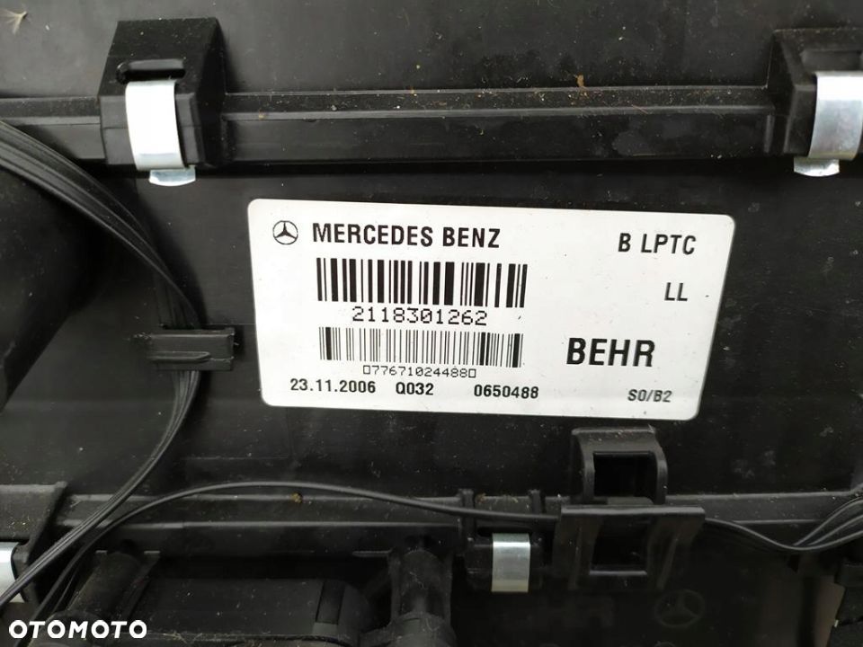 MERCEDES W211 E-KLASA NAGRZEWNICA KOMPLETNA EUROPA - 3