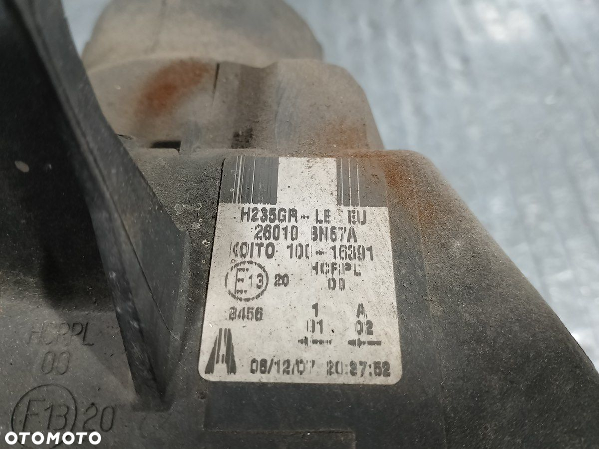 LAMPA PRZÓD PRAWA NISSAN ALMERA N16 H235GR-LE 100-16391 - 2