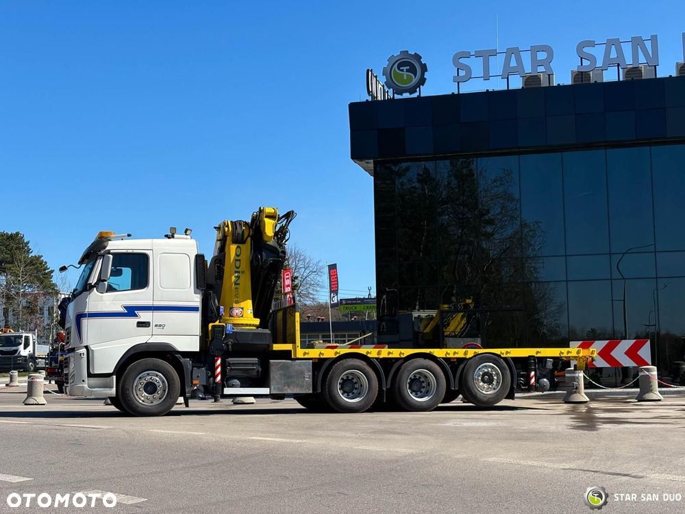 Volvo FH 520 8x4 HMF ODIN K6 EURO 5 FLY JIB HDS Żuraw Tridem - 5