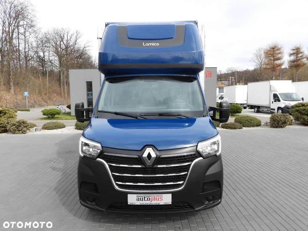 Renault MASTER PLANDEKA 10 PALET WEBASTO TEMPOMAT LEDY PNEUMATYKA KLIMATYZACJA  165KM - 6