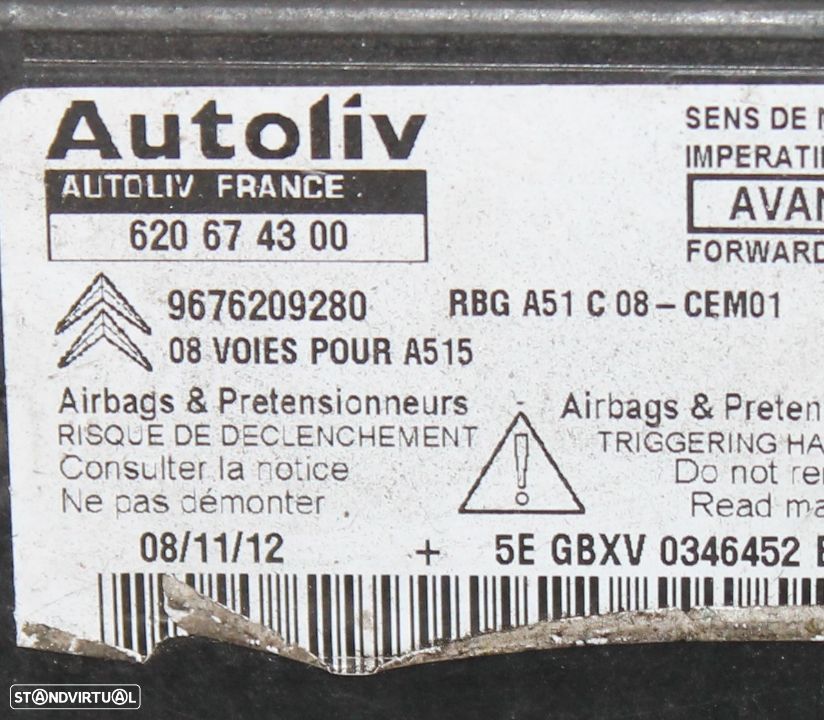 Centralina de Airbag Citroen C3 de 2002 - 2