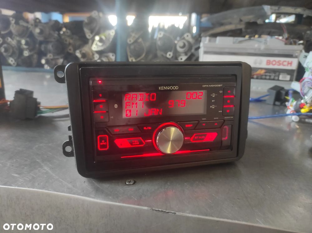 RADIO KENWOOD DPX-M3100BT BLUETOOTH ZESTAW GŁOŚNO MÓWIĄCY VW AUDI SEAT SKODA WYSYŁKA !!!! - 1