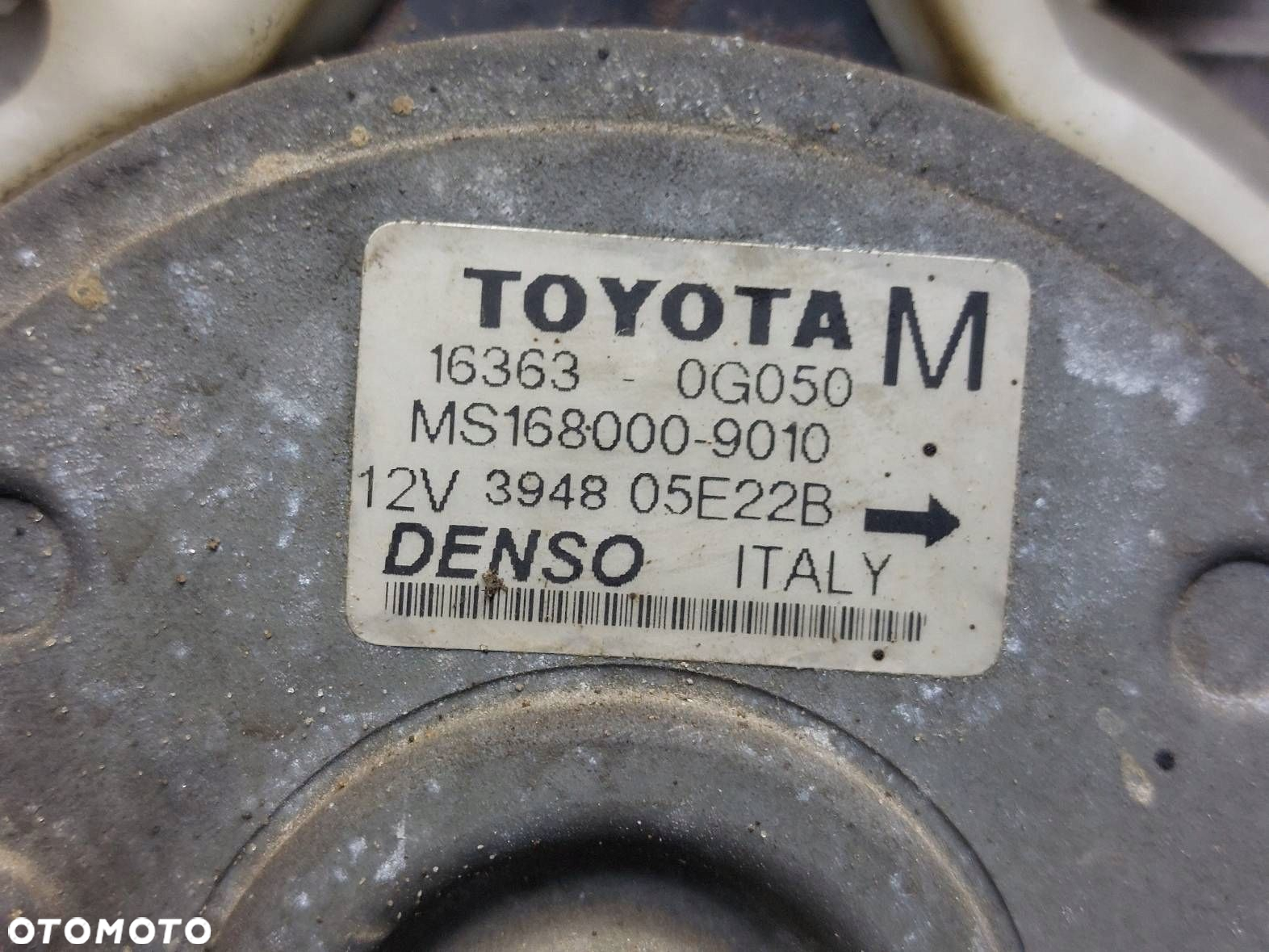 CHŁODNICA WODY + WENTYLATOR AVENSIS T25 1.8 16V 168000-9010 - 2