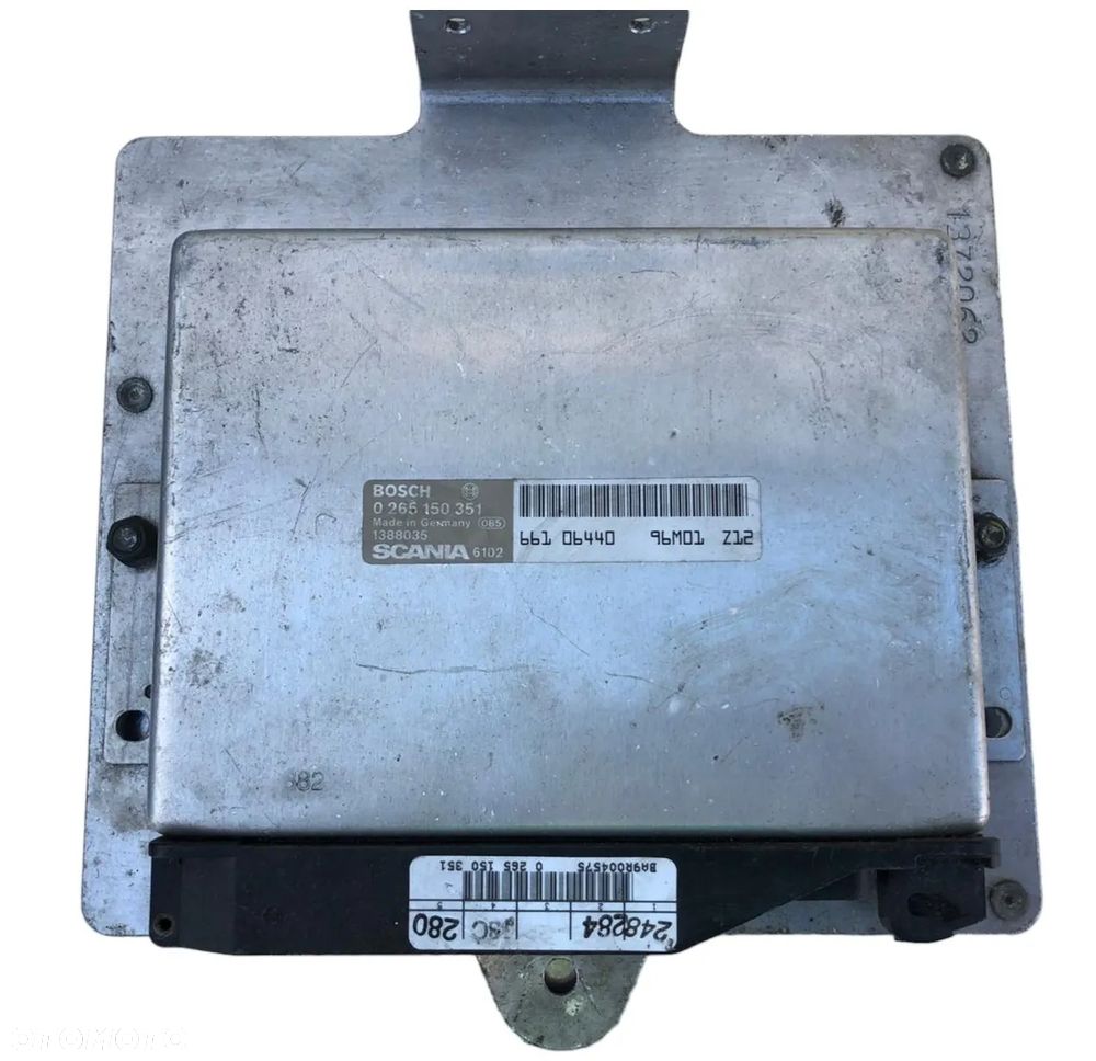 MODUŁ STEROWNIK KOMPUTER  ABS ASR SCANIA 124 0265150351 1388035 - 1