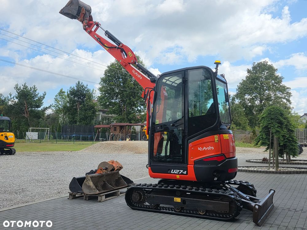 Kubota U 27 - 4 mini koparka Kubota sprowadzona 5 łyżek szybkozłącze piękna w oryginale 1 właściciel najdłuższe ramie long - 32