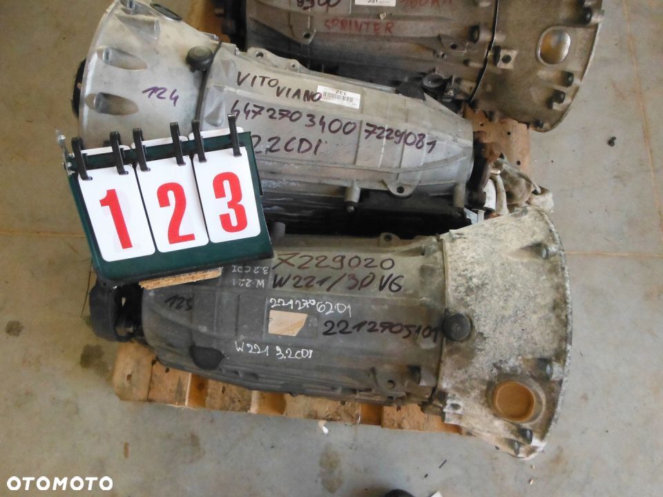 SKRZYNIA MERCEDES W221 3.0 V6 22127005101 7229020 - 1