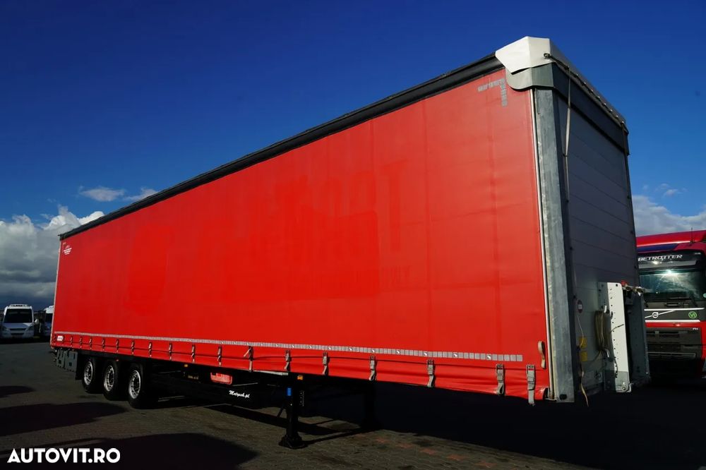 Schmitz Cargobull / SEMIREMORCĂ CU PRELATĂ / MEGA / AXĂ RIDICABILĂ / ACOPERIȘ RIDICABIL / - 5