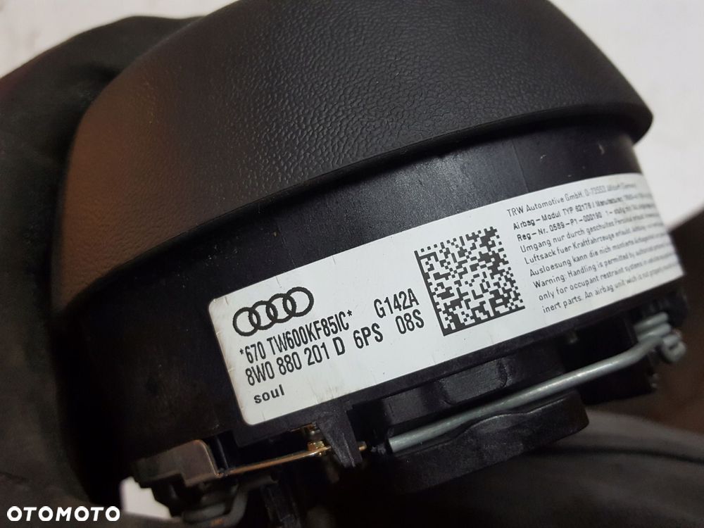 AUDI A4 B9 8W 15-18r PODUSZKA AIRBAG KIEROWCY 8W0880201D - 6