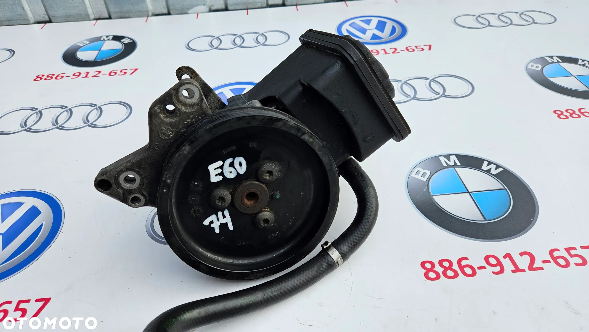 BMW 5 E60 E61 2.5D 3.0D Pompa wspomagania 7693974 - 2