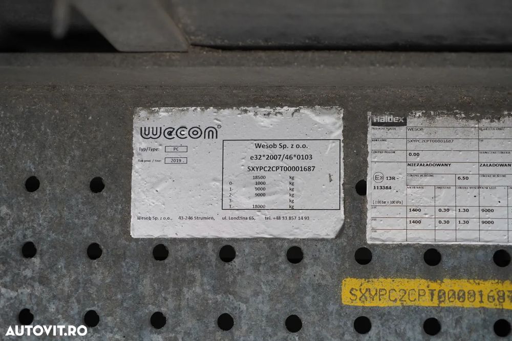 DAF XF 480 / AER CONDIȚIONAT PARCARE / COMBINAȚIE TANDEM / 120 M3 / TRANZIȚIE / Wecon / 2019 / CONTRACT POST-SERVICE - 32