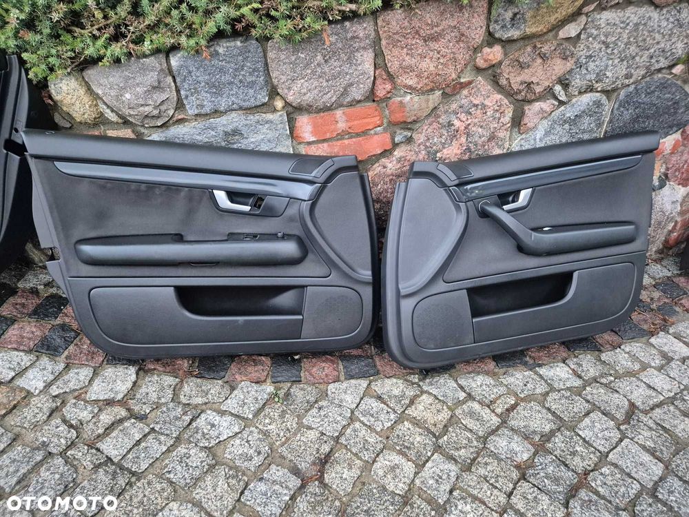 audi a4 b6 b7 kombi sedan tapicerki boczki drzwi  komplet - 4