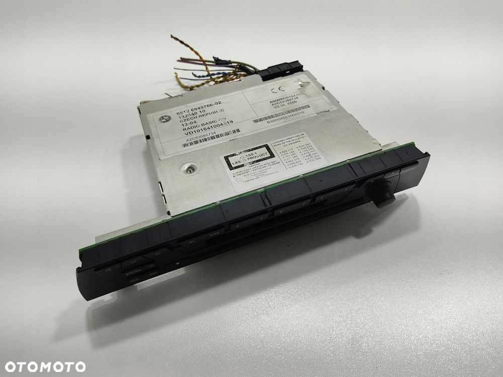 fabryczne radio cd bmw x3 e83 6945766 2003-2006 eu - 7