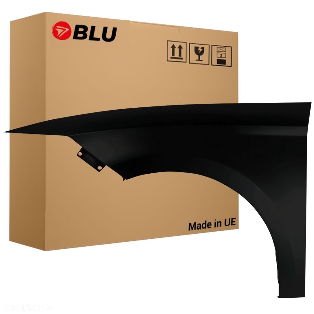BLU Błotnik SEAT LEON III 3 5F LZ9Y lewy przód czarny 2012-2020 PhantomSchwarz - 1
