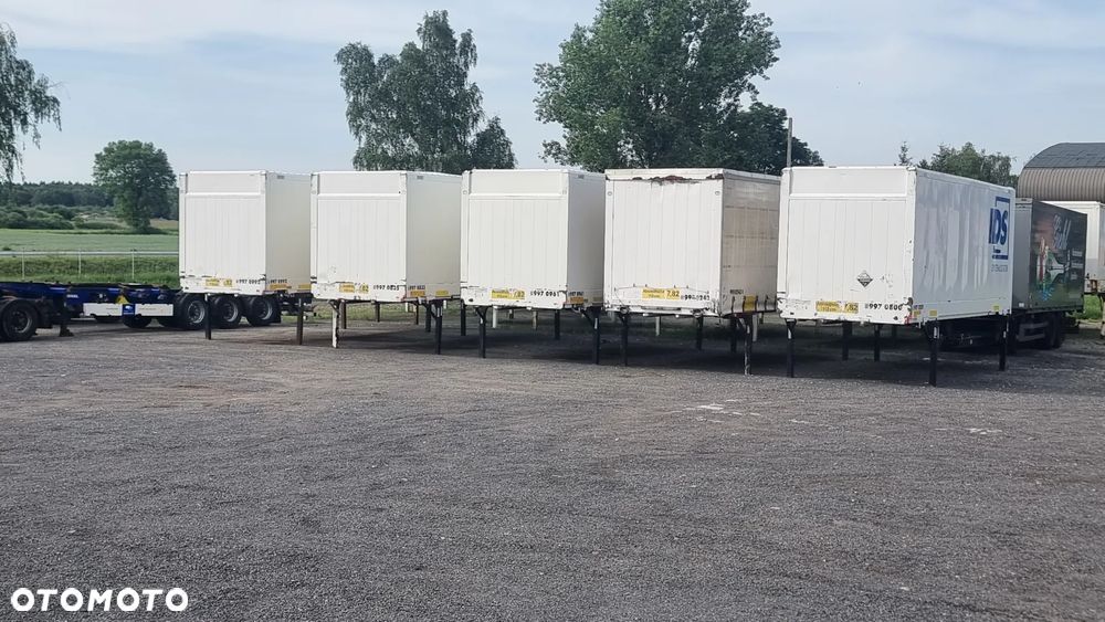 Krone 17.500zł netto 10x KONTENER ZABUDOWA BDF 7.80m DHL STALOWY ZAMYKANY ROLETĄ MOŻLIWOŚĆ TRANSPORTU ST.BDB - 17