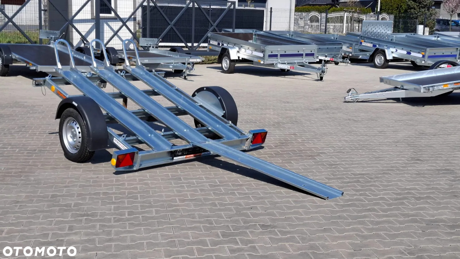 Neptun Dostawa Przyczepka na 3 motocykle 225x148,5cm DMC750kg UCHYLNA - 7