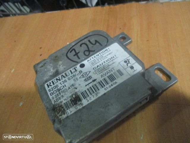Modulo Airbag 8200136038B RENAULT CLIO 2 2004 RENAULT CLIO 2 2001 1.5DCI 65CV 5P CINZA - 5