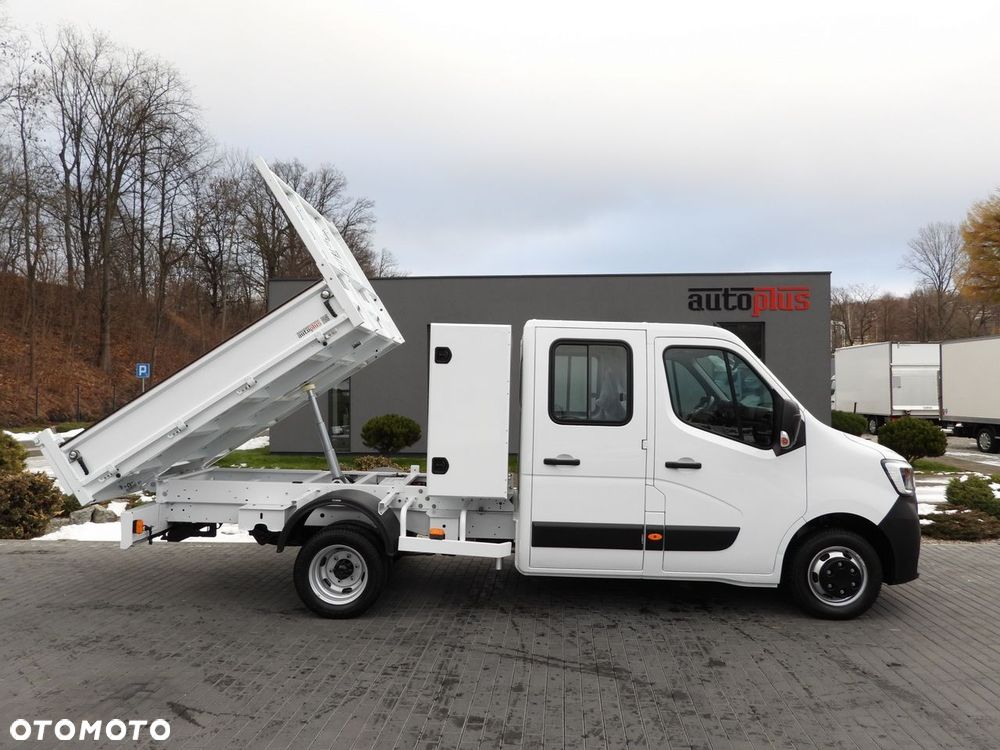 Renault MASTER WYWROTKA PODWÓJNA KABINA DOKA 6 MIEJSC TEMPOMAT LEDY BLIŹNIACZE KOŁA KLIMATYZACJA  145KM - 8