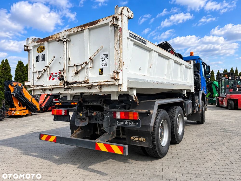 Mercedes-Benz ACTROS 3344 6x6 HDS HIAB 144-3, pilot, rotor, wywrotka meiller - 6