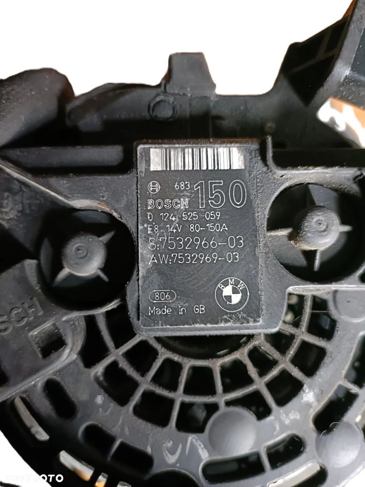 BMW E46 98-07 r. 1,8 B alternator BOSCH 0124525059 + - 2