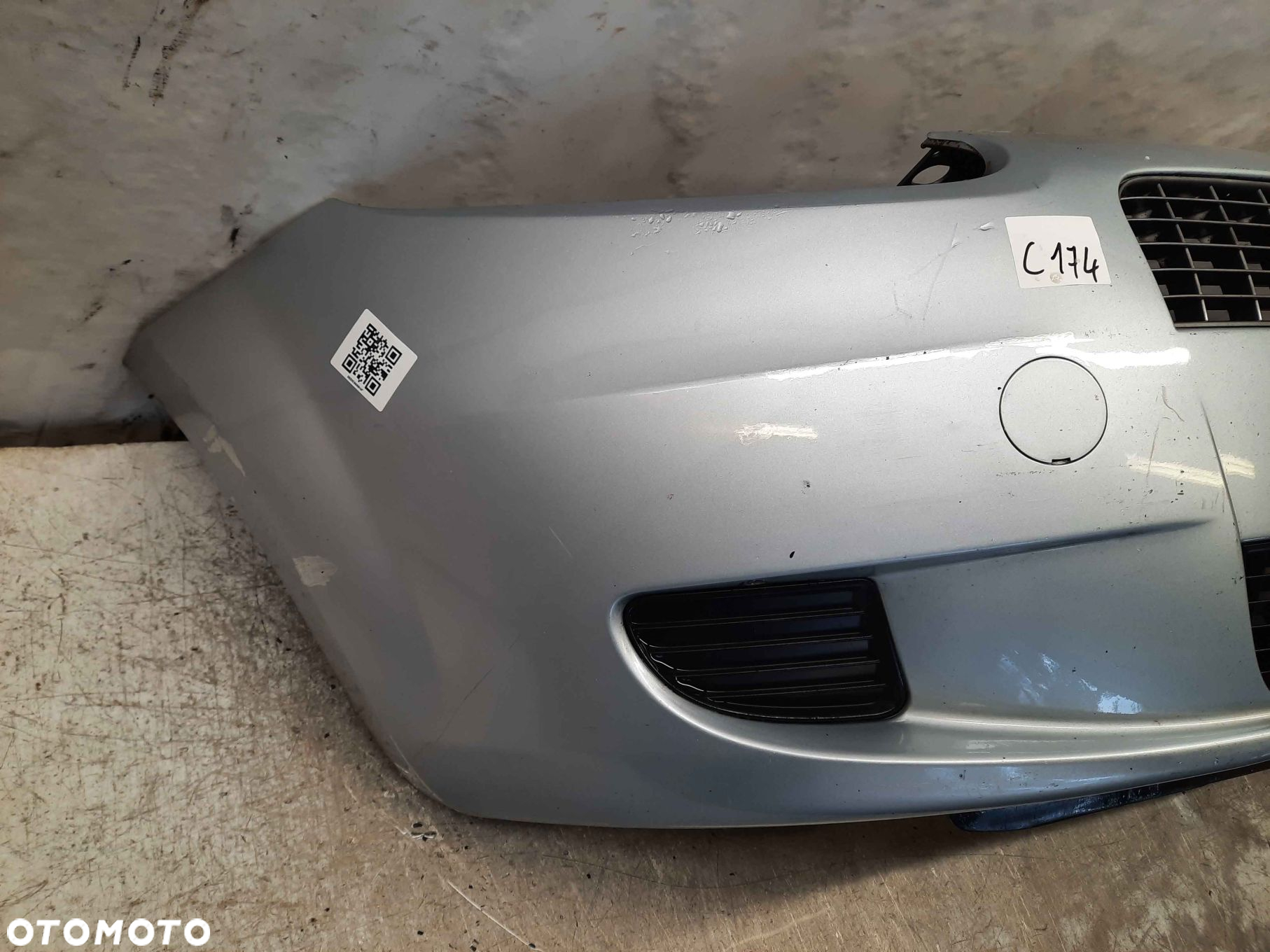 ^ ZDERZAK PRZÓD PRZEDNI DO FIAT GRANDE PUNTO 589/A SREBRNY - 6