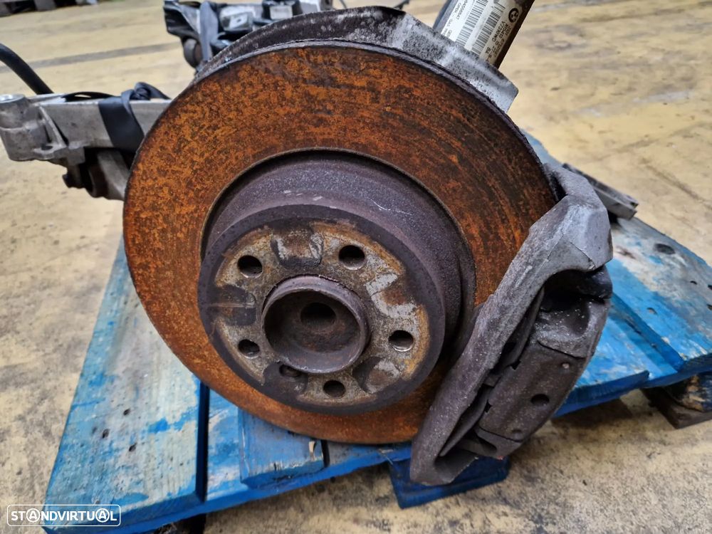 Charriot frontal usado BMW SERIE 7 E65 730D travagem amortecedores braços apoios motor - 4