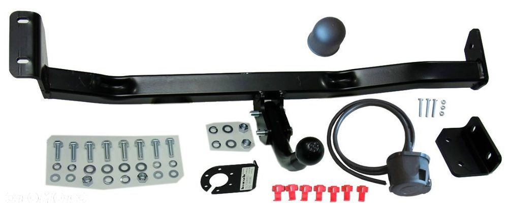 KOMPLETNY NOWY HAK HOLOWNICZY WIĄZKA + KONEKTORKI  TOYOTA YARIS 1 I 3+5 DRZWI od 1999 do 2006 + FL - 1