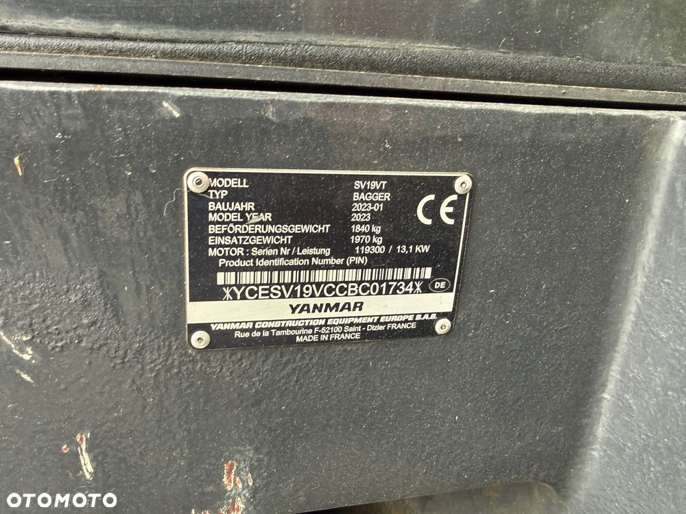 Yanmar Minikoparka Yanmar ViO33 ADVANCE - 17