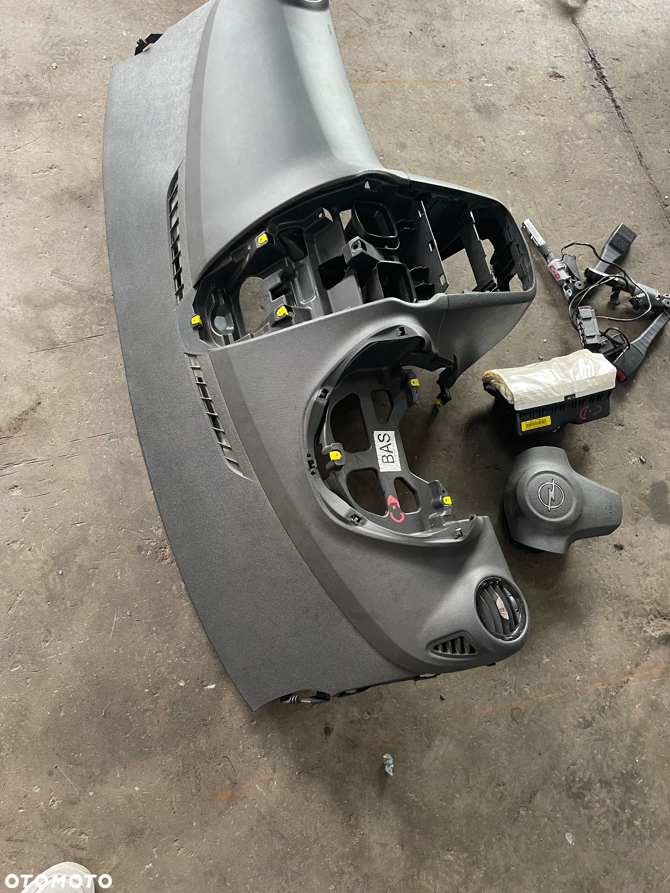 OPEL CORSA D KONSOLA PODUSZKI NAPINACZE - 3