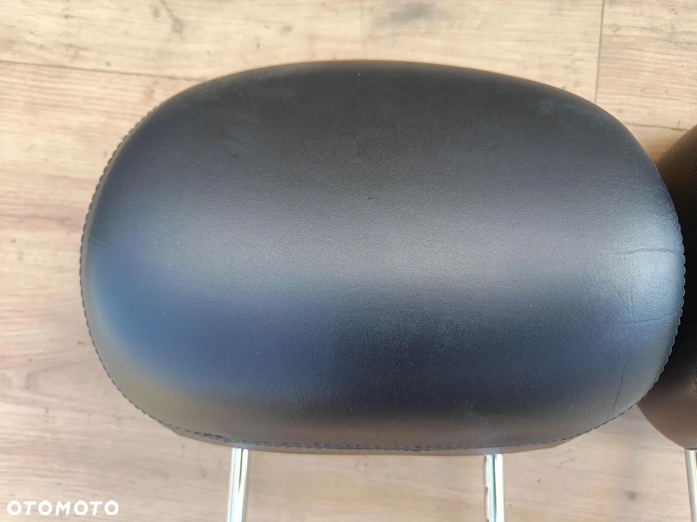 MERCEDES W211 ZAGŁÓWEK SKÓRZANY FOTELA LEWY PRAWY CZARNY - 2