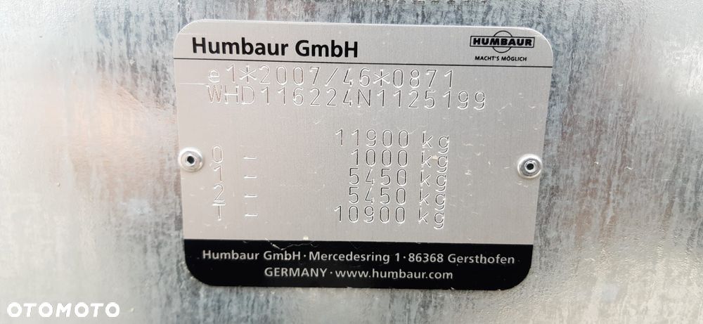 Humbaur Przyczepa niskopodwoziowa z ocynkowaną ramą - 9