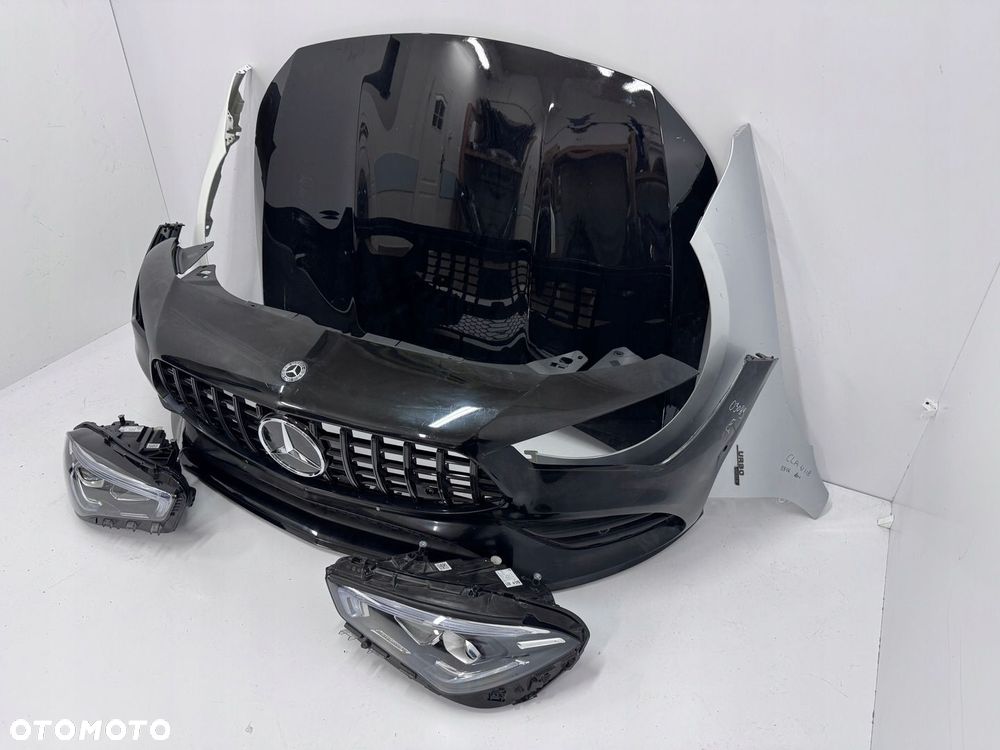PRZÓD MERCEDES CLA C118 W118 A118 AMG ZDERZAK MASKA BŁOTNIKI LAMPY - 3