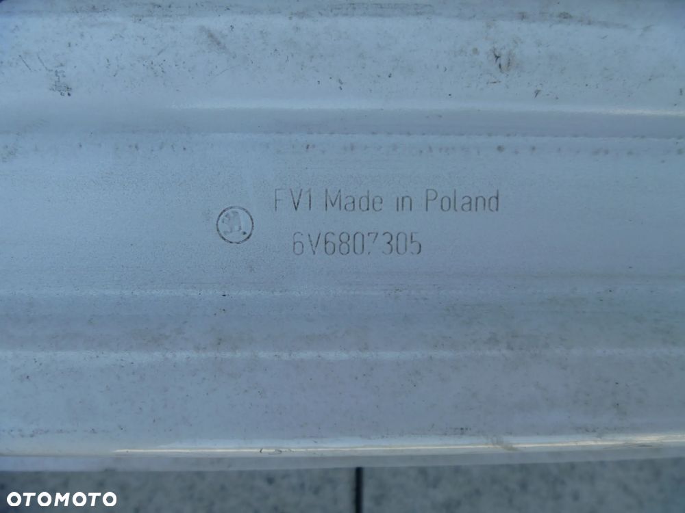 SKODA FABIA III BELKA ZDERZAKA TYLNEGO 6V6807305 ORYGINAŁ - 2
