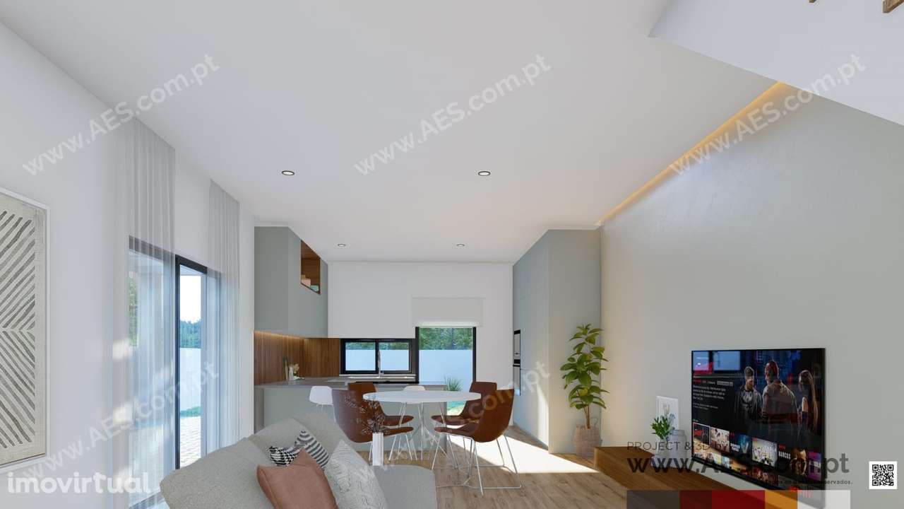 Moradia V3 Duplex - Qtª das Laranjeiras - Fernão Ferro - Grande imagem: 4/8