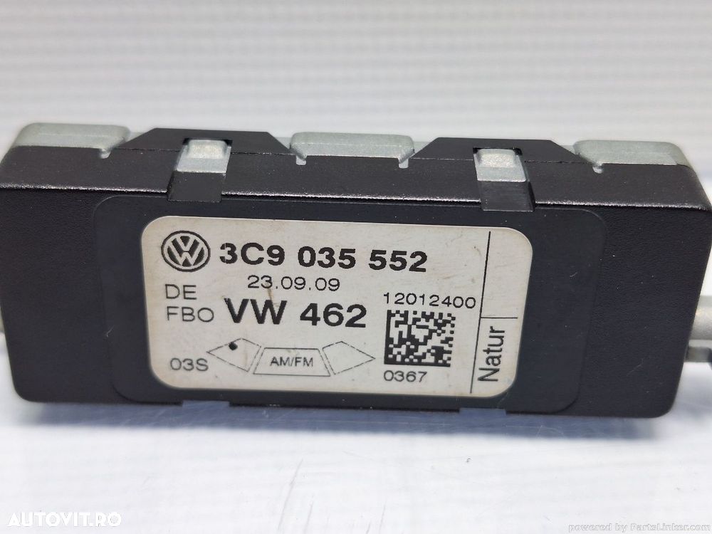 Amplificator antena VOLKSWAGEN PASSAT Variant (3C5) [ 2005 - 2011 ] TDI (CBDC) 81KW|110HP OEM 3C9035552 - 4