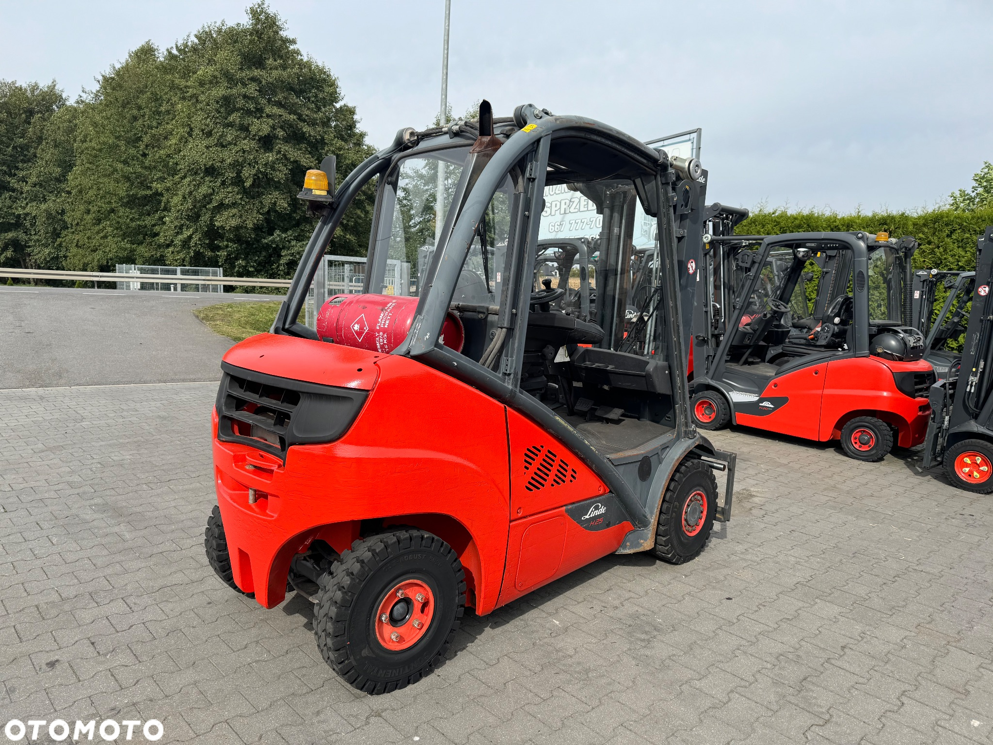 Linde H25 Evo triplex wolny skok 6870mth kabina przesuw h20 toyot - 2