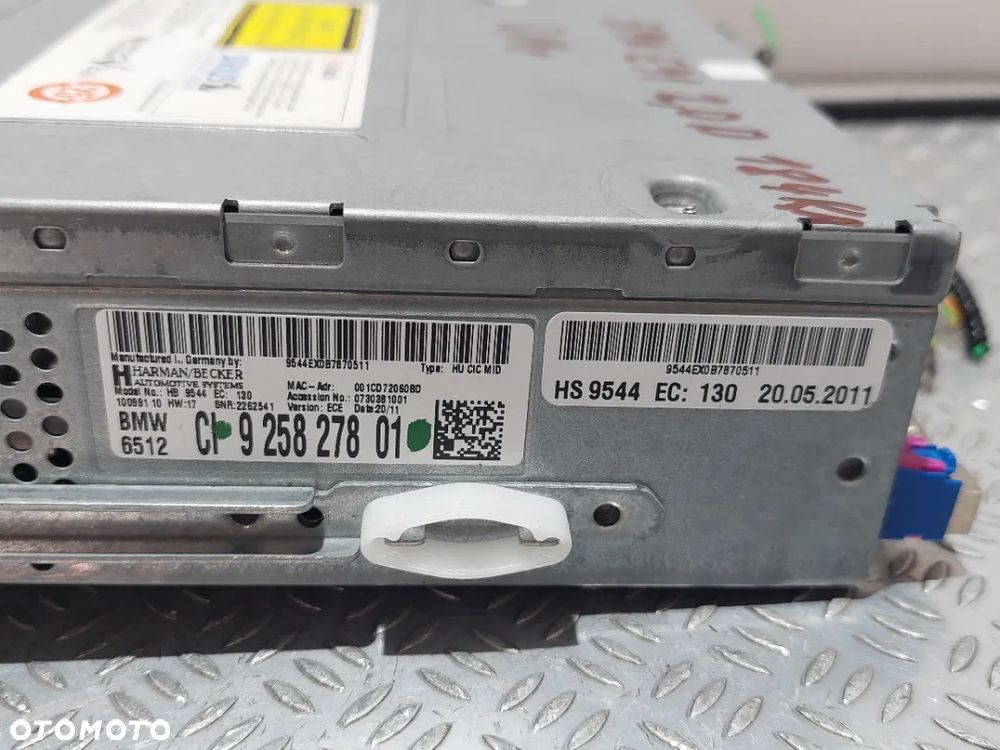 RADIO CZYTNIK BMW E90 E91 R2011 NR 525827801 - 3