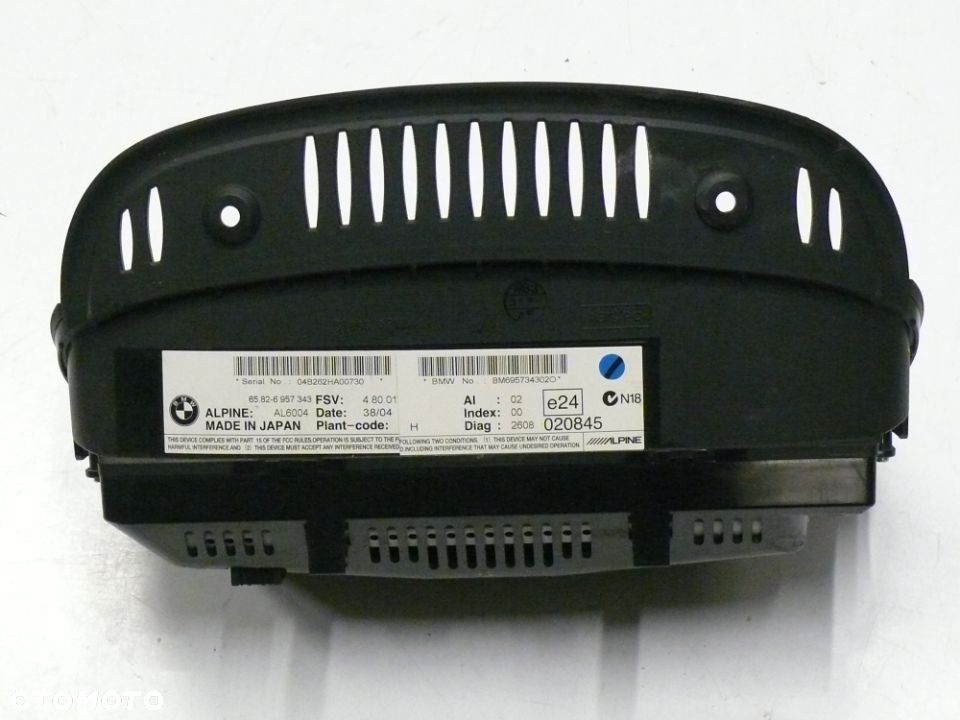 WYŚWIETLACZ MONITOR NAWIGACJI BMW 6 E63 E64 BMW 5 E60 E61 - 3