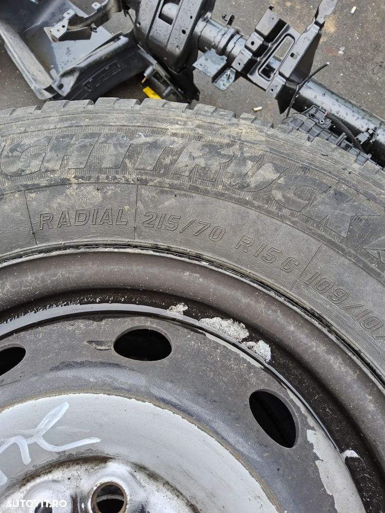 Jante Fiat Ducato Peugeot Boxer Citroen Jumper r15 Jante cu anvelope r15c - 2