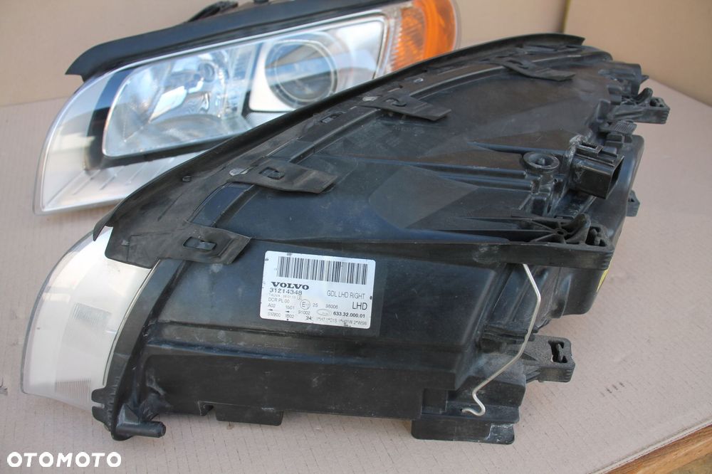 volvo v70 s80 xc70 prawy xenon, prawa lampa 31214348 europa - 5