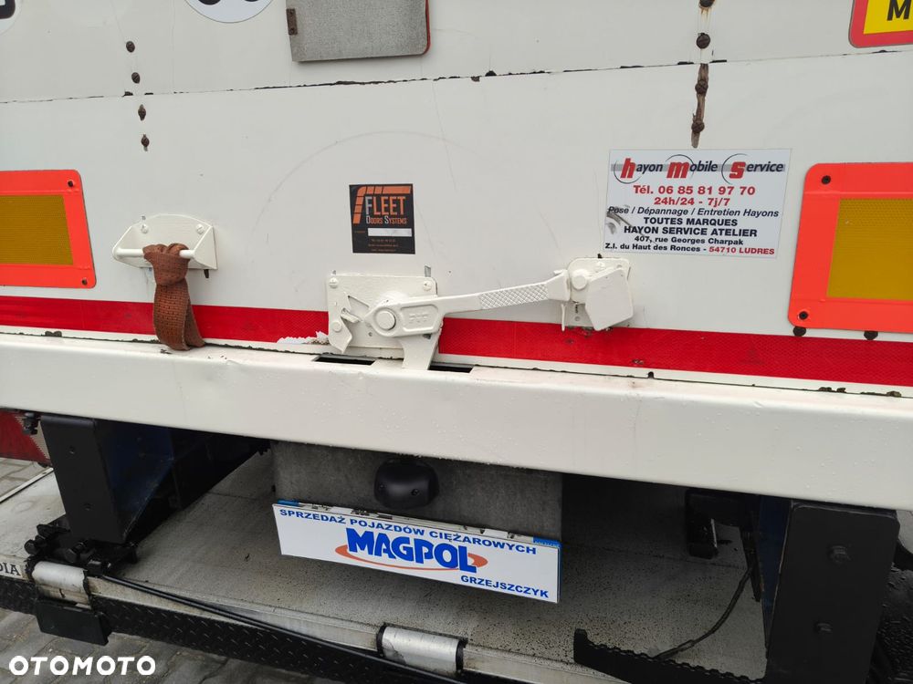 Fruehauf KONTENER FURGON / OSIE BPW . ROLETA / PODŁOGA SZYNA-DESKA / WINDA ZAŁADUNKOWA - 18