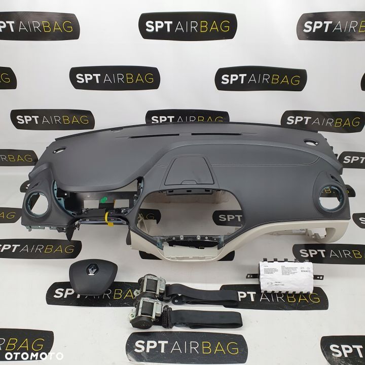 RENAULT CAPTUR LIFT DESKA ROZDZIELCZA KONSOLA KOKPIT PULPIT PODUSZKI AIRBAG AIR BAG PASY KIT SET - 1