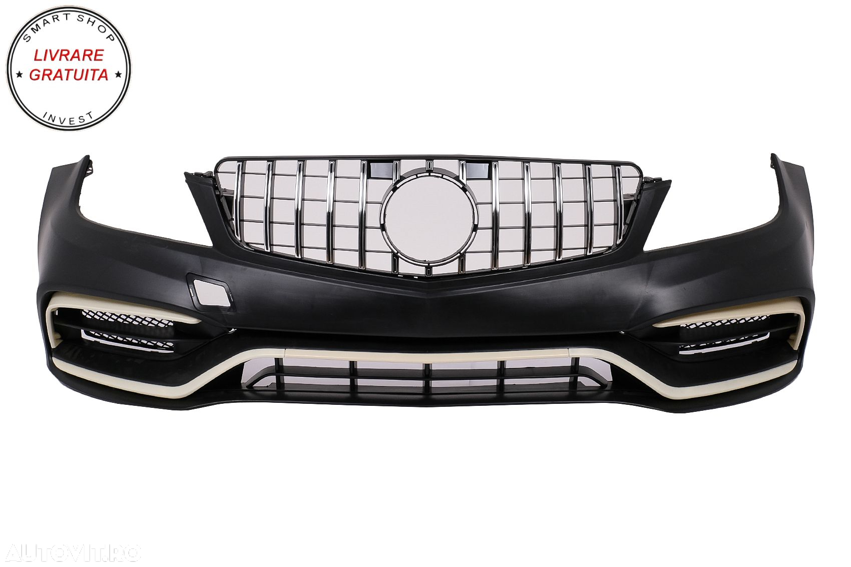 Pachet Exterior Mercedes C-Class W204 (2007-2015) Conversie la W205 C63 Design- livrare gratuita - 2