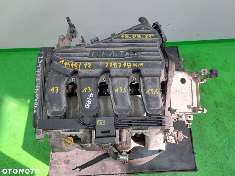 Silnik słupek benzyna WTRYSKI  Fiat Stilo 1.6 16V 103KM 2001-2007R 287TYŚ - 12